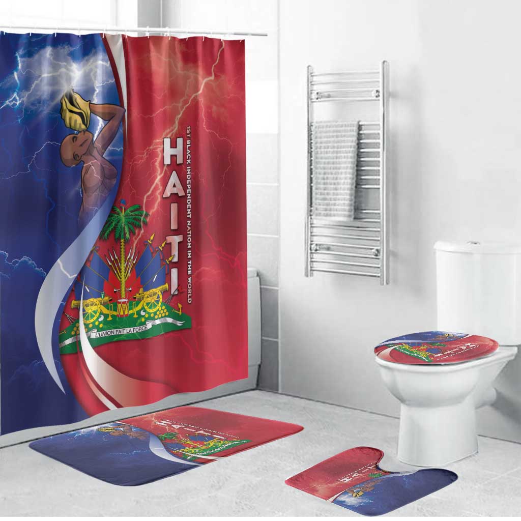 Haiti Independence Day Bathroom Set The First Black Independent Nation - Wonder Print Shop