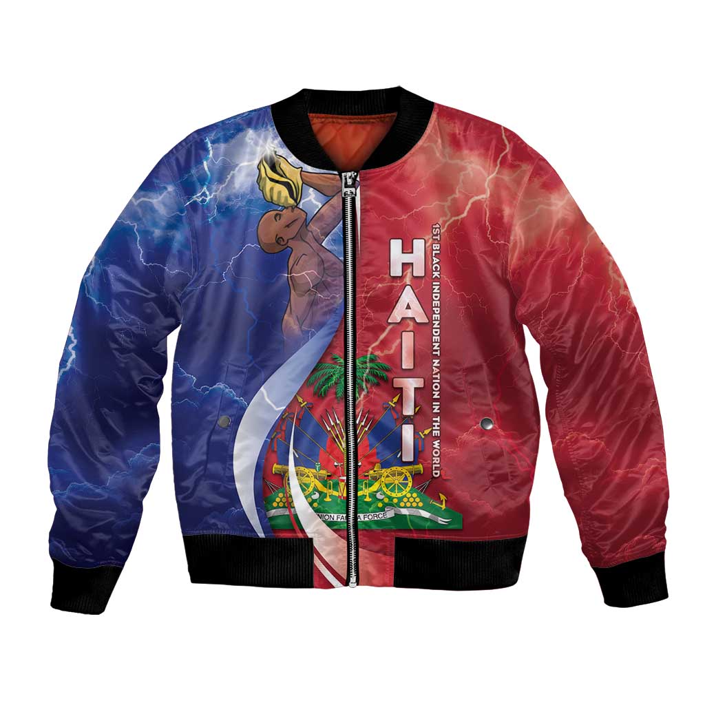Haiti Independence Day Bomber Jacket The First Black Independent Nation - Wonder Print Shop