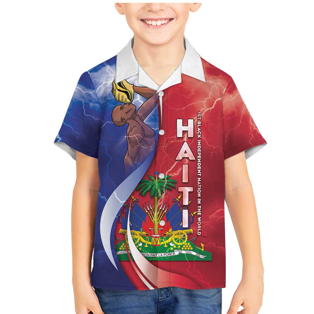 Haiti Independence Day Family Matching Mermaid Dress and Hawaiian Shirt The First Black Independent Nation - Wonder Print Shop
