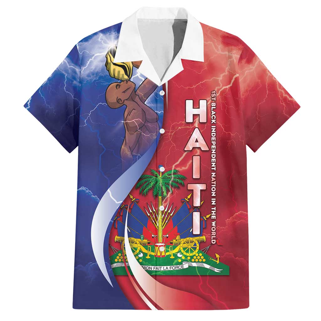 Haiti Independence Day Family Matching Summer Maxi Dress and Hawaiian Shirt The First Black Independent Nation - Wonder Print Shop