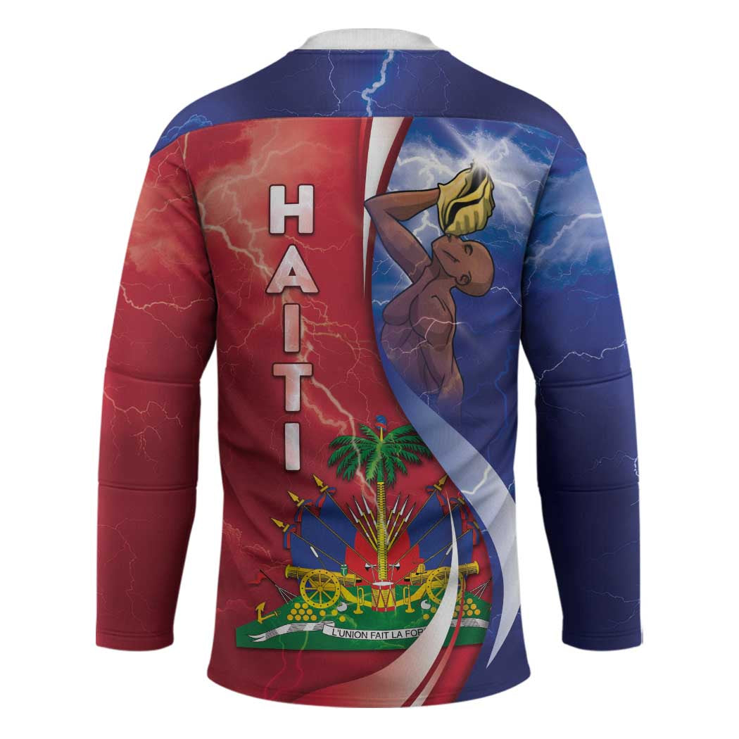 Haiti Independence Day Hockey Jersey The First Black Independent Nation - Wonder Print Shop