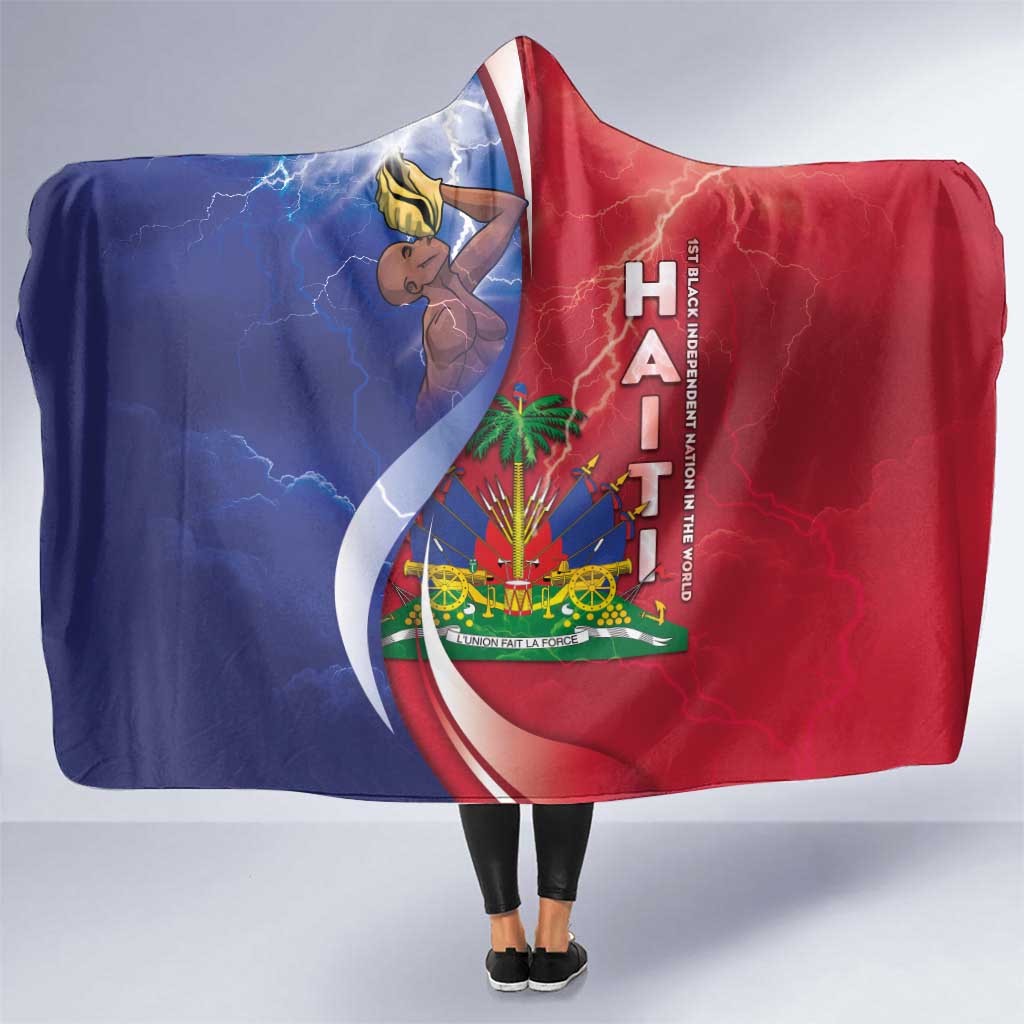 Haiti Independence Day Hooded Blanket The First Black Independent Nation - Wonder Print Shop