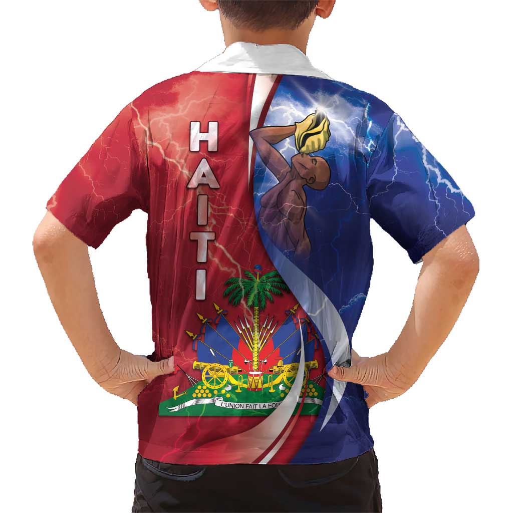 Haiti Independence Day Kid Hawaiian Shirt The First Black Independent Nation - Wonder Print Shop
