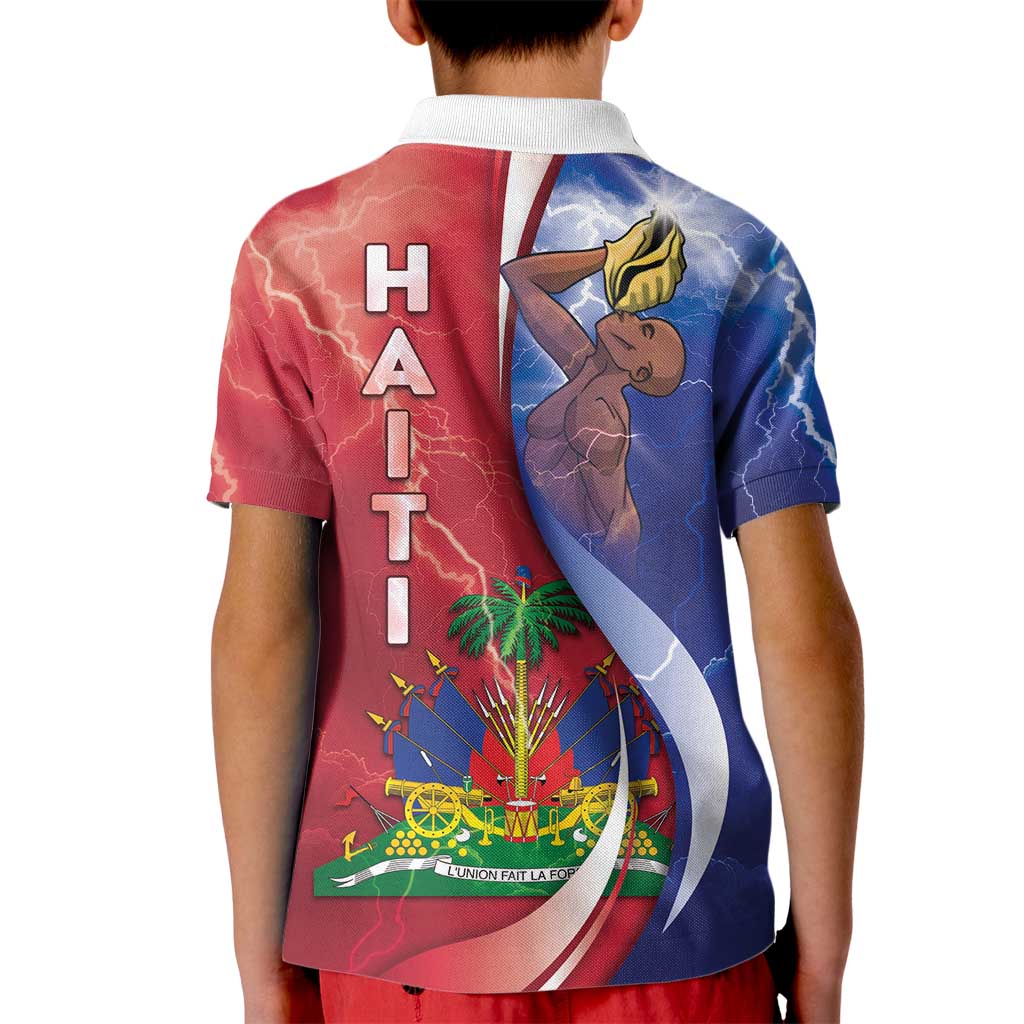 Haiti Independence Day Kid Polo Shirt The First Black Independent Nation - Wonder Print Shop