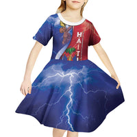 Haiti Independence Day Kid Short Sleeve Dress The First Black Independent Nation - Wonder Print Shop