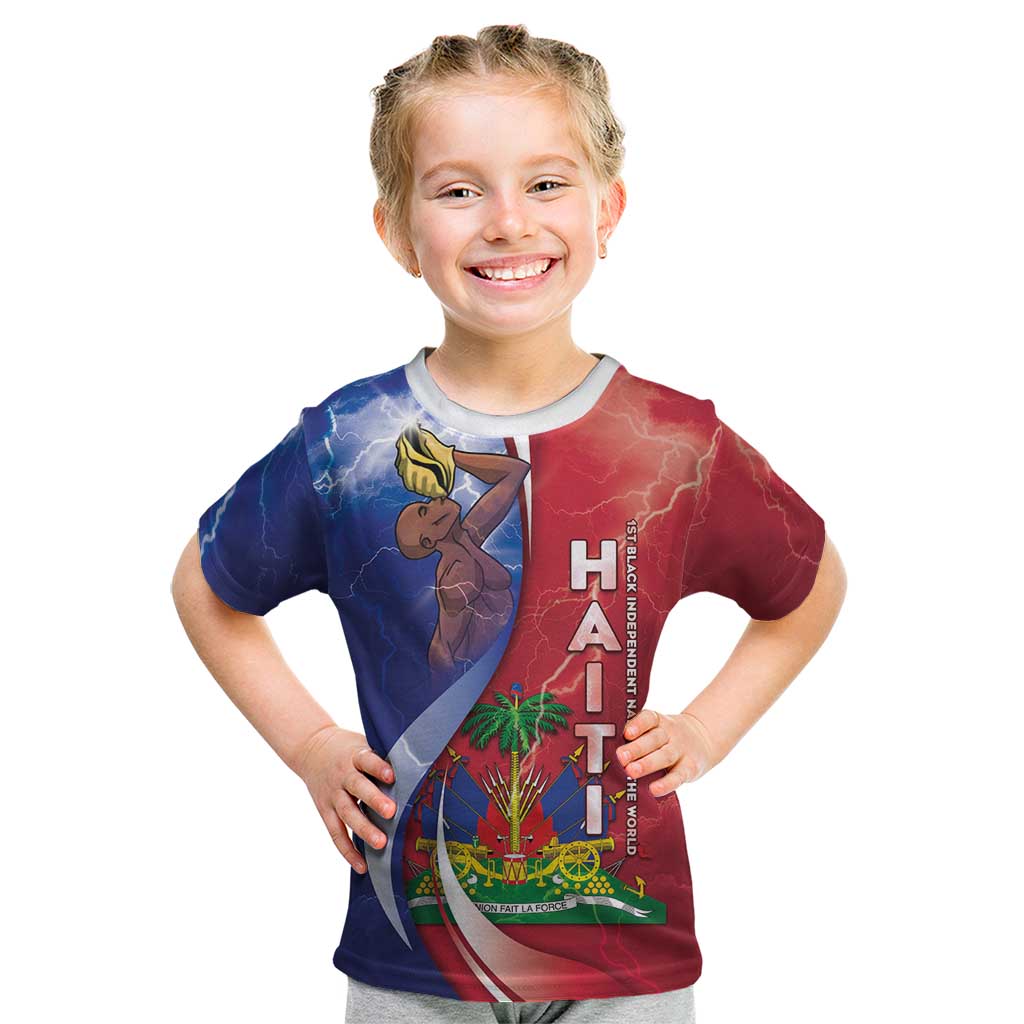 Haiti Independence Day Kid T Shirt The First Black Independent Nation - Wonder Print Shop