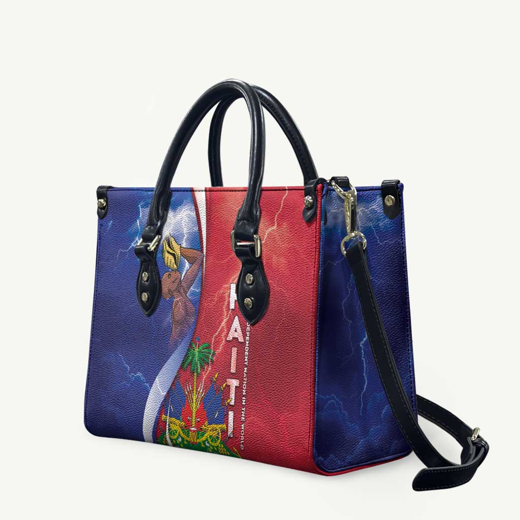 Haiti Independence Day Leather Bag The First Black Independent Nation - Wonder Print Shop