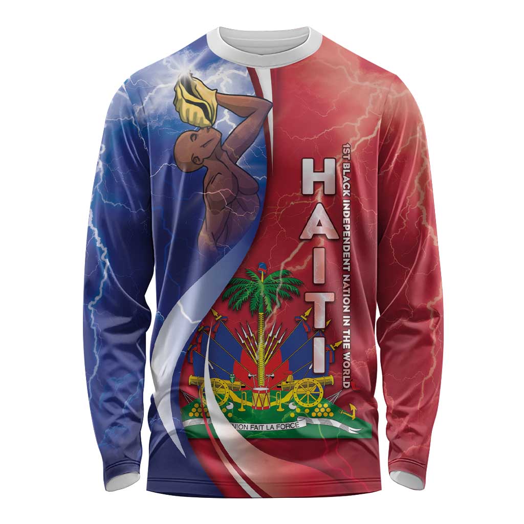 Haiti Independence Day Long Sleeve Shirt The First Black Independent Nation - Wonder Print Shop