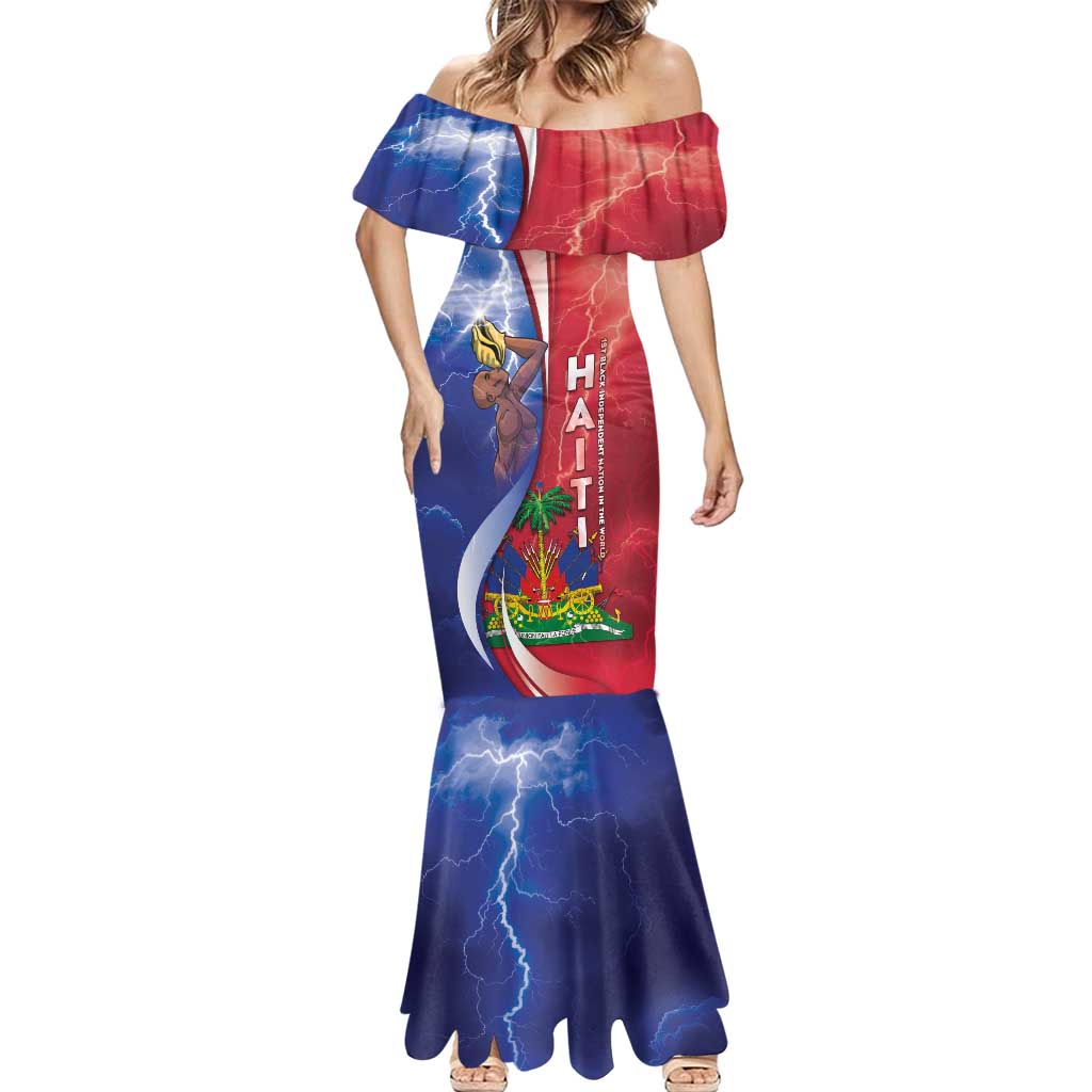 Haiti Independence Day Mermaid Dress The First Black Independent Nation - Wonder Print Shop