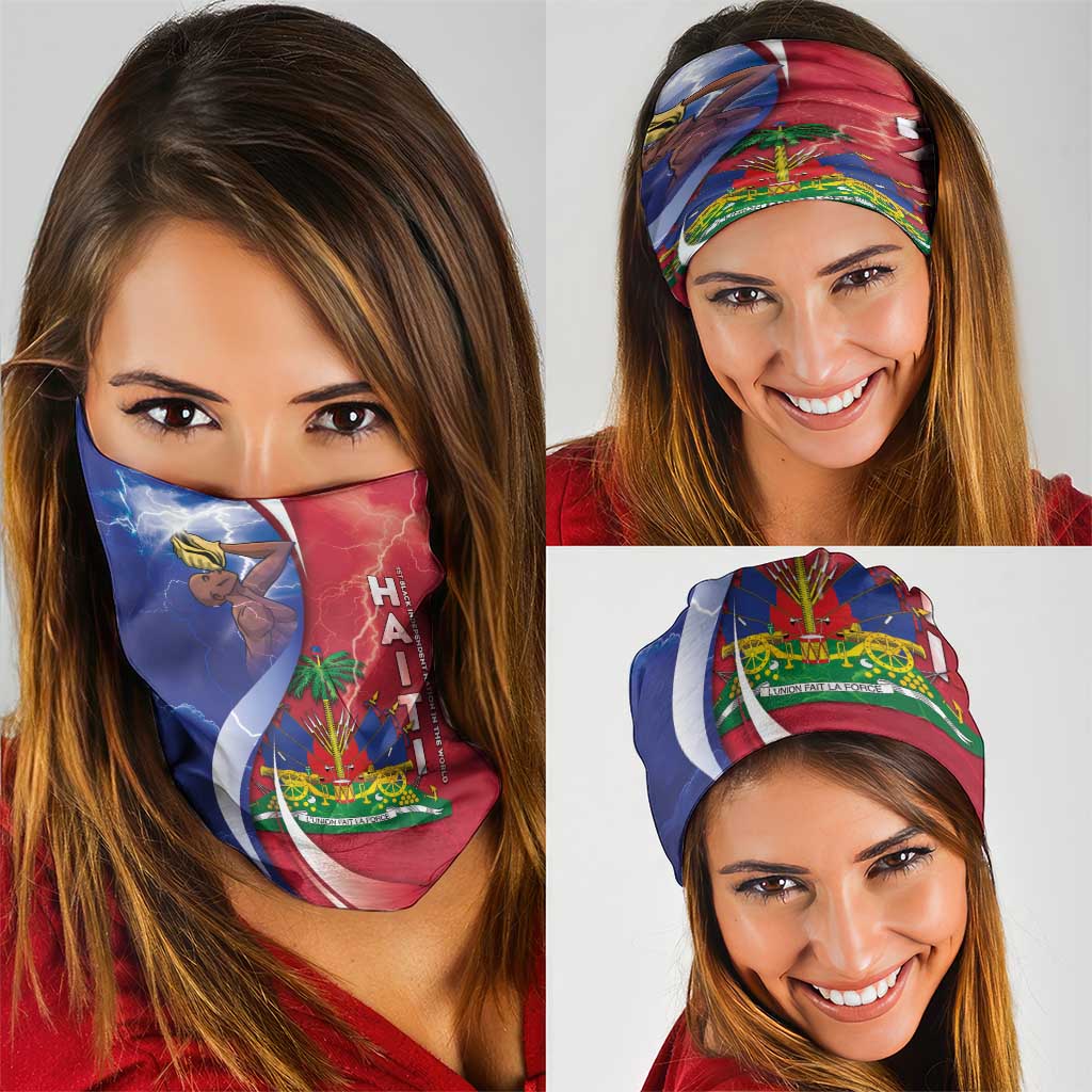 Haiti Independence Day Neck Gaiter The First Black Independent Nation - Wonder Print Shop