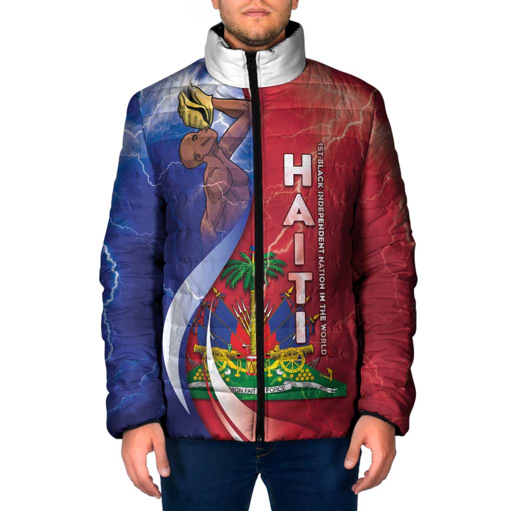 Haiti Independence Day Padded Jacket The First Black Independent Nation - Wonder Print Shop