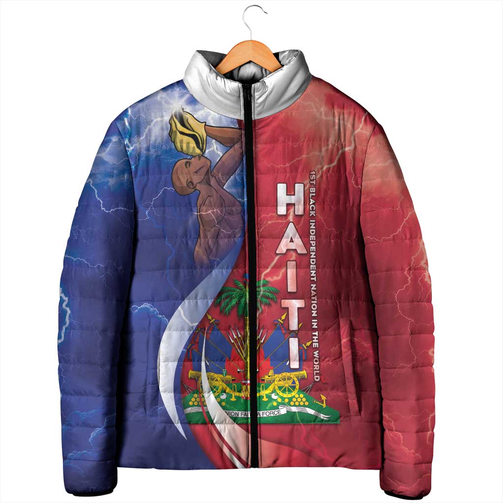 Haiti Independence Day Padded Jacket The First Black Independent Nation - Wonder Print Shop