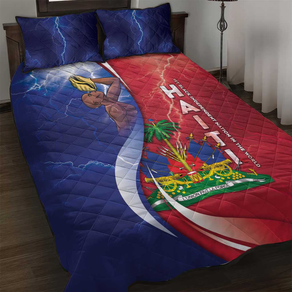 Haiti Independence Day Quilt Bed Set The First Black Independent Nation - Wonder Print Shop
