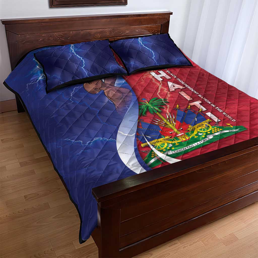 Haiti Independence Day Quilt Bed Set The First Black Independent Nation - Wonder Print Shop