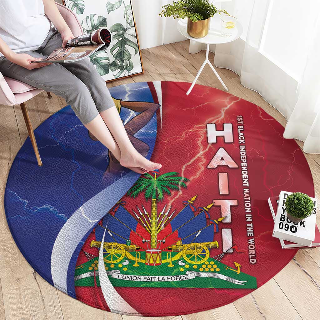 Haiti Independence Day Round Carpet The First Black Independent Nation - Wonder Print Shop