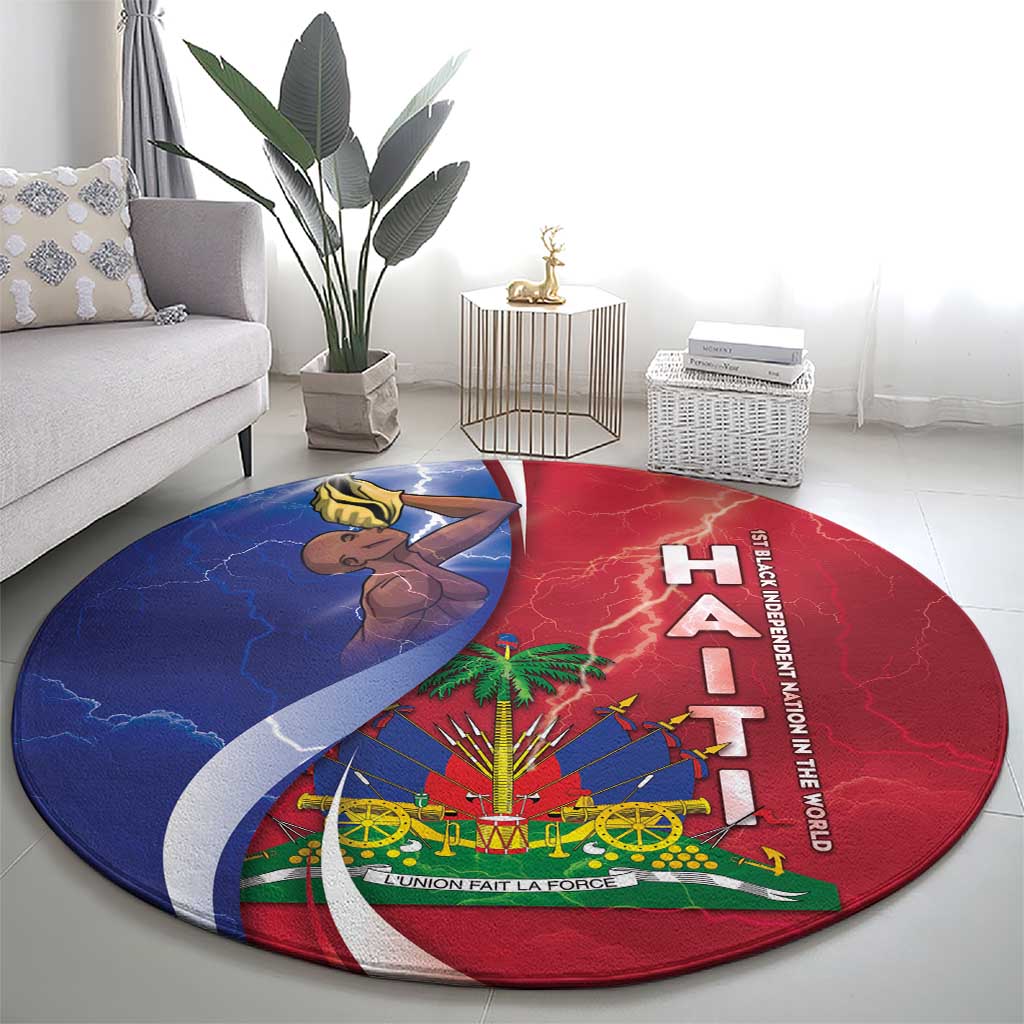 Haiti Independence Day Round Carpet The First Black Independent Nation - Wonder Print Shop