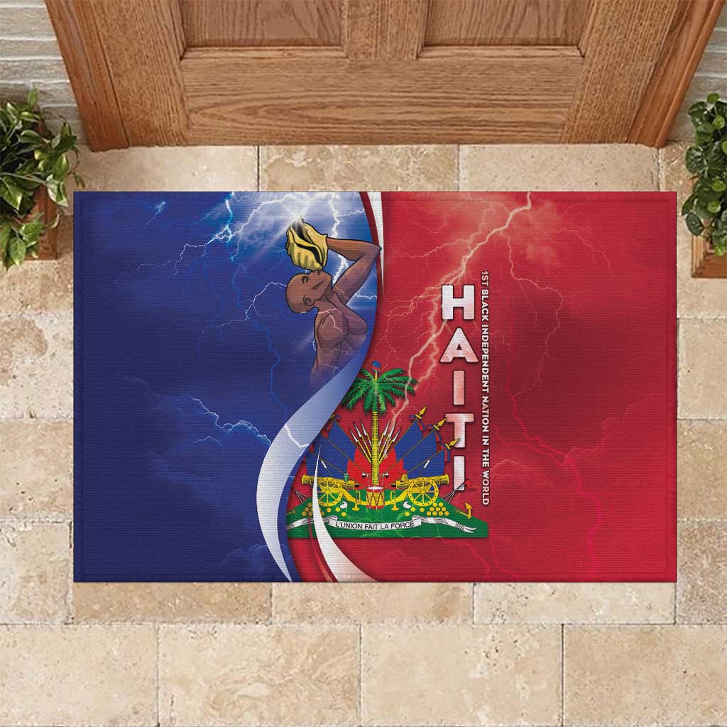 Haiti Independence Day Rubber Doormat The First Black Independent Nation - Wonder Print Shop