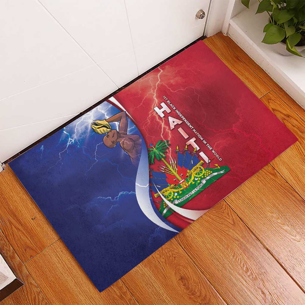Haiti Independence Day Rubber Doormat The First Black Independent Nation - Wonder Print Shop