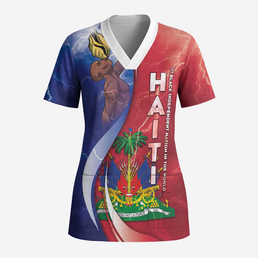 Haiti Independence Day Scrub Top The First Black Independent Nation - Wonder Print Shop