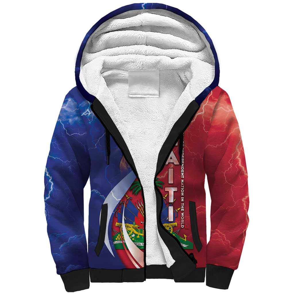 Haiti Independence Day Sherpa Hoodie The First Black Independent Nation - Wonder Print Shop