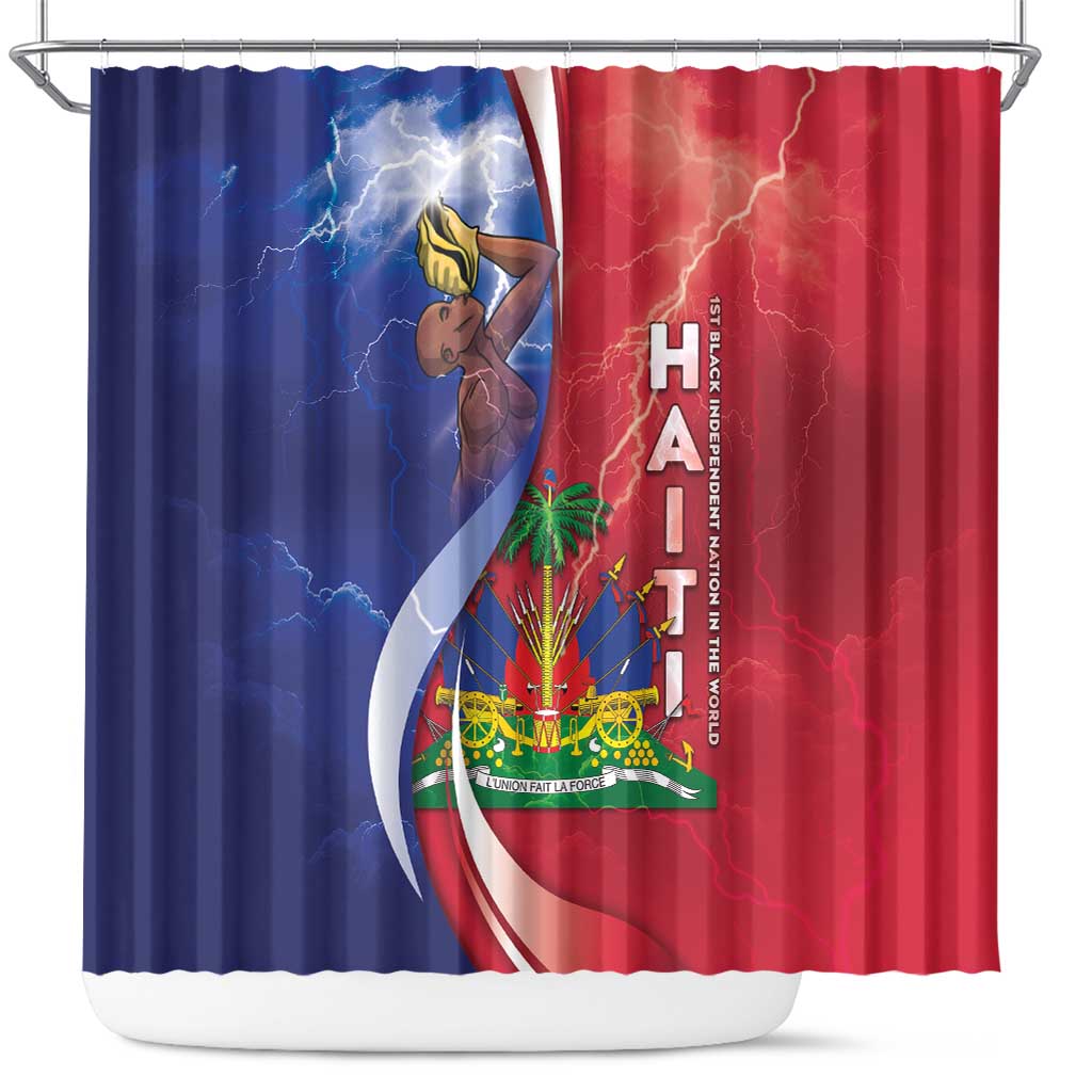 Haiti Independence Day Shower Curtain The First Black Independent Nation - Wonder Print Shop