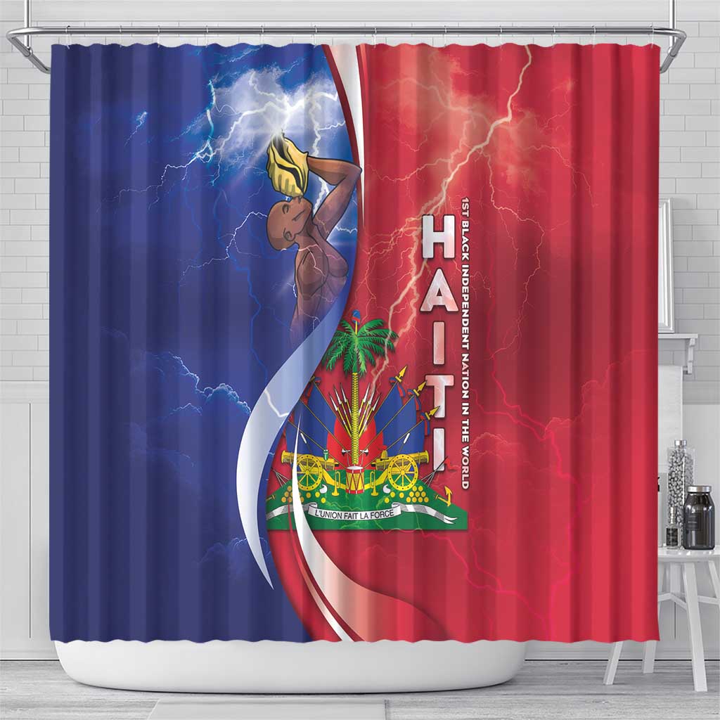 Haiti Independence Day Shower Curtain The First Black Independent Nation - Wonder Print Shop