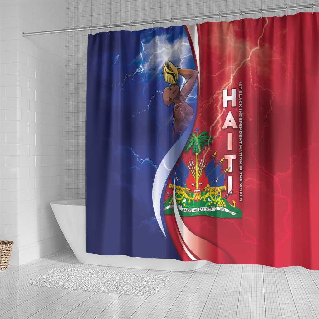 Haiti Independence Day Shower Curtain The First Black Independent Nation - Wonder Print Shop