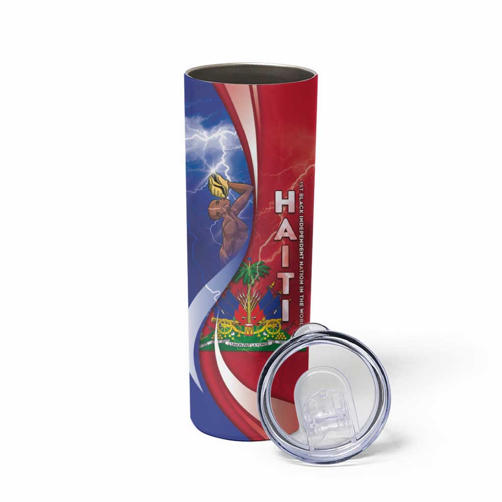 Haiti Independence Day Skinny Tumbler The First Black Independent Nation - Wonder Print Shop