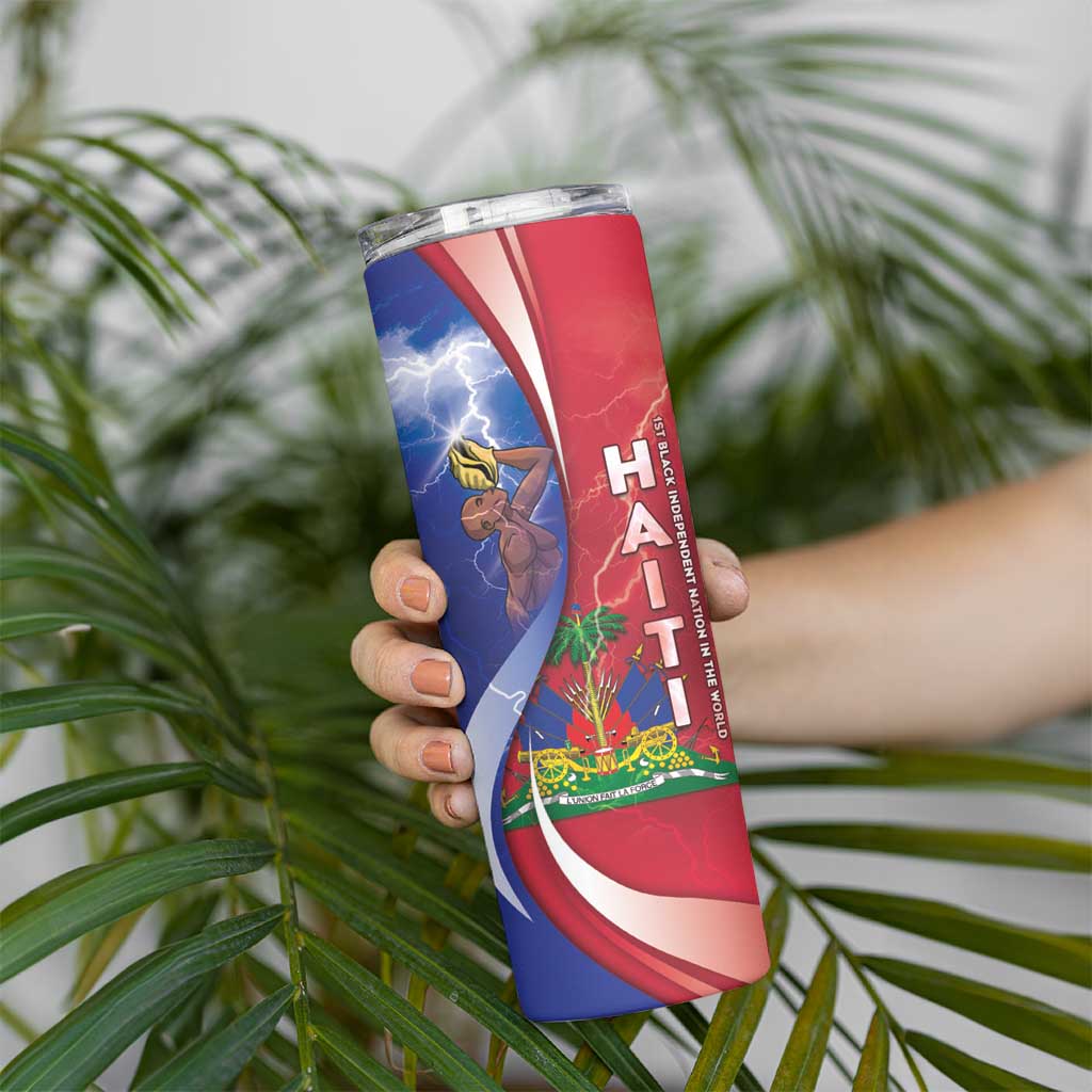 Haiti Independence Day Skinny Tumbler The First Black Independent Nation - Wonder Print Shop