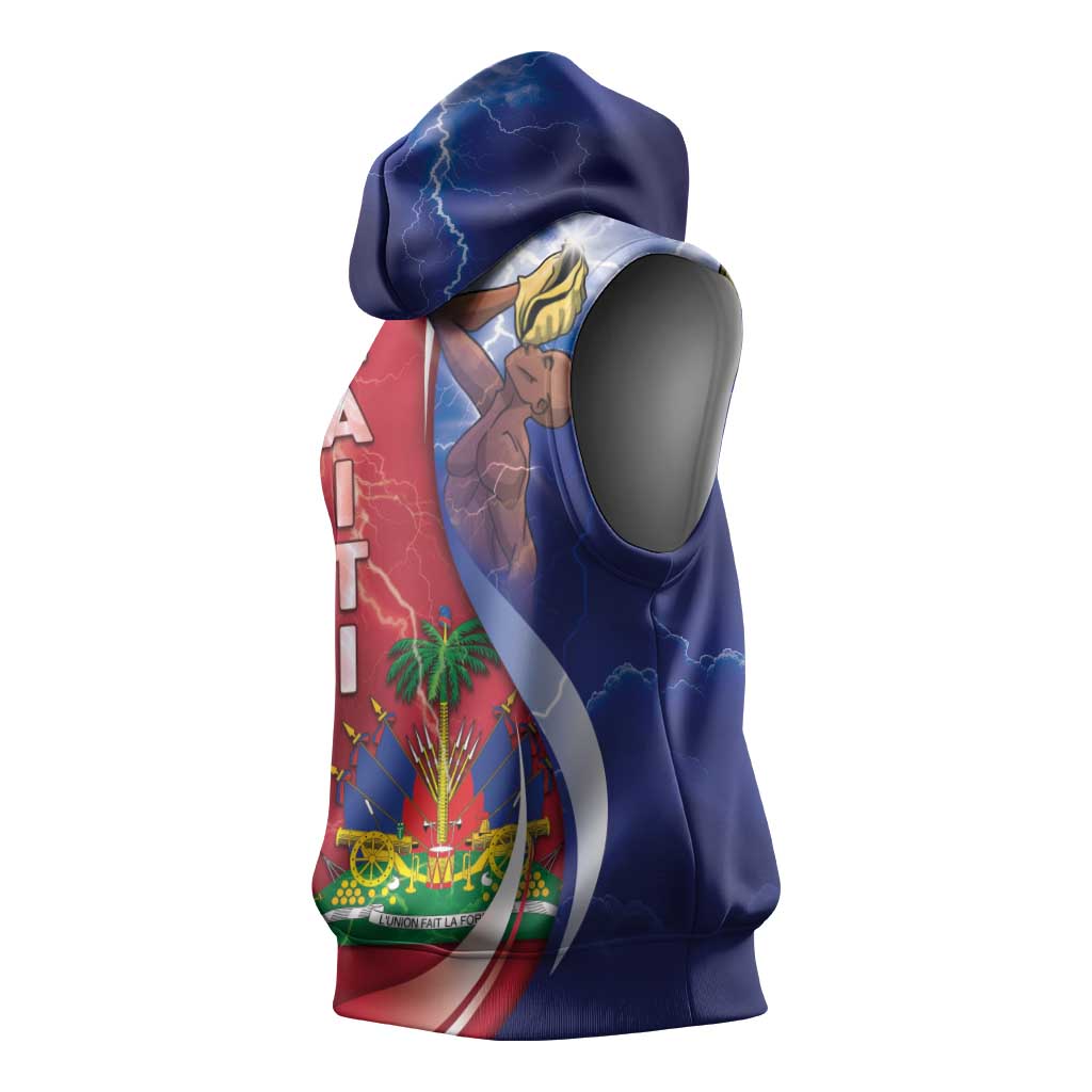 Haiti Independence Day Sleeveless Hoodie The First Black Independent Nation - Wonder Print Shop