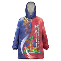 Haiti Independence Day Wearable Blanket Hoodie The First Black Independent Nation - Wonder Print Shop