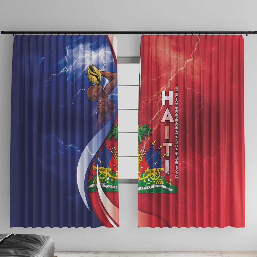 Haiti Independence Day Window Curtain The First Black Independent Nation - Wonder Print Shop
