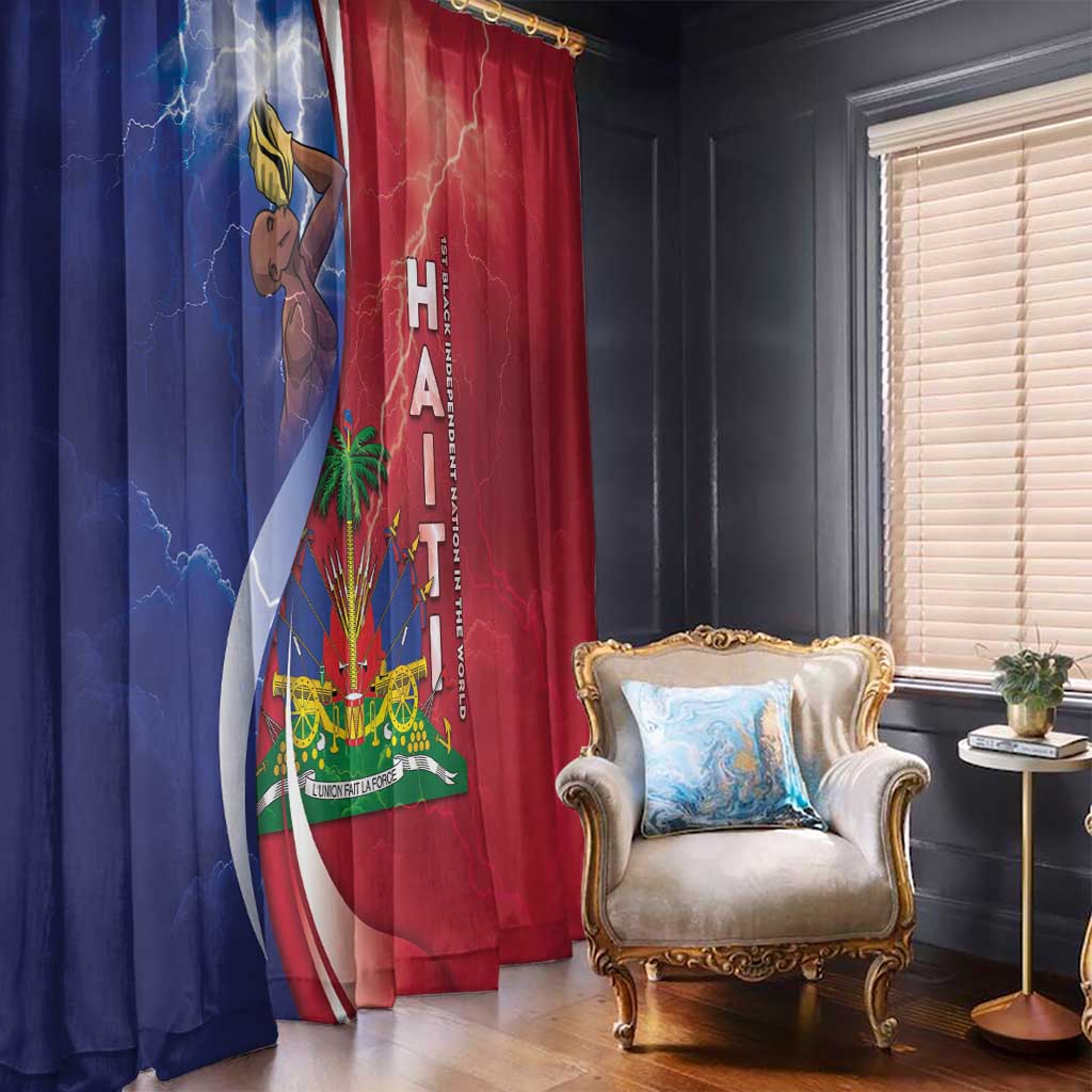 Haiti Independence Day Window Curtain The First Black Independent Nation - Wonder Print Shop