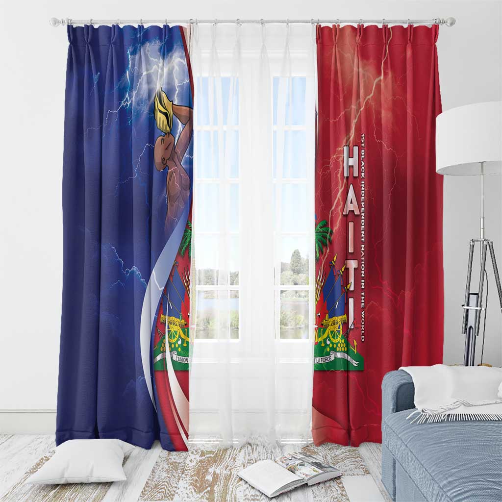 Haiti Independence Day Window Curtain The First Black Independent Nation - Wonder Print Shop