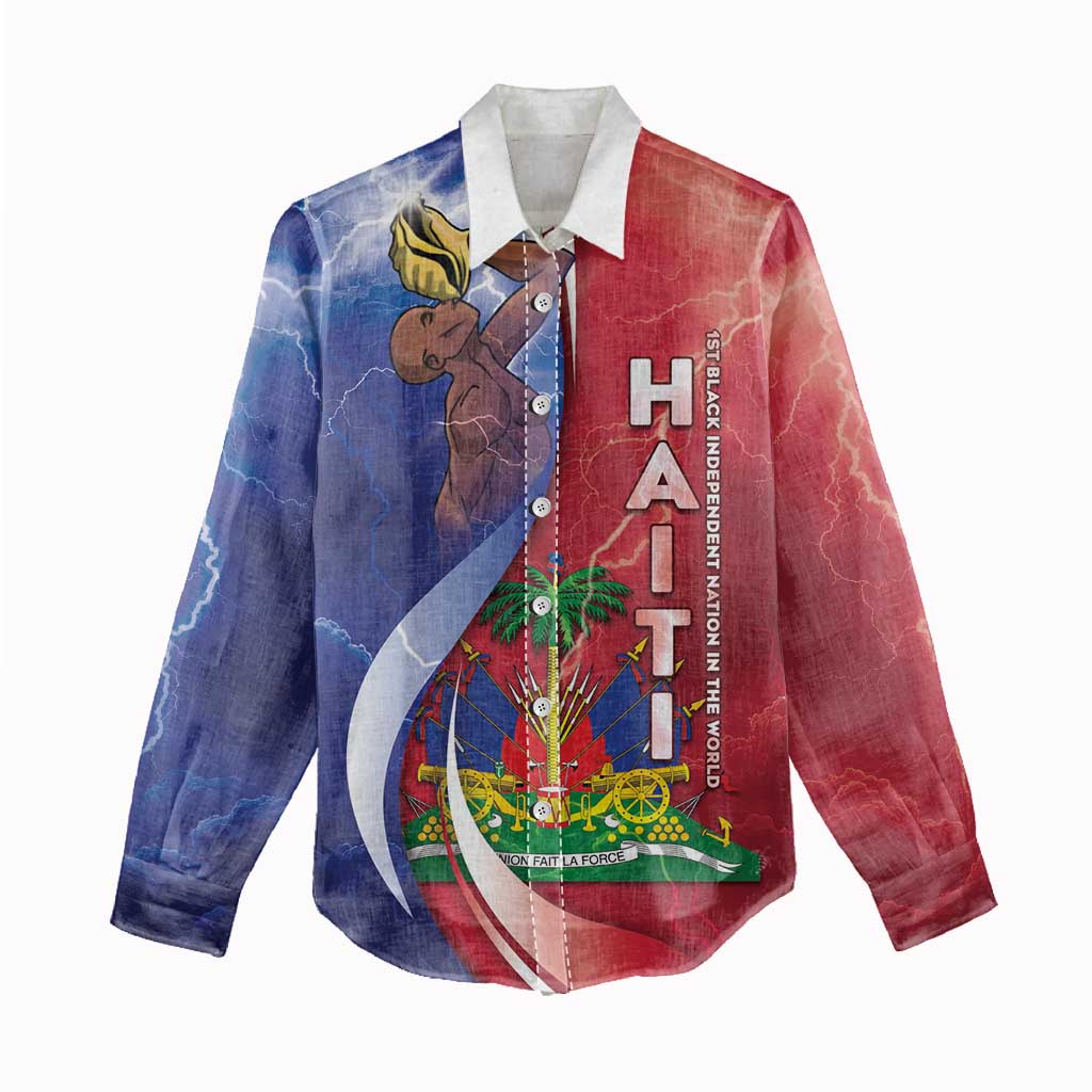 Haiti Independence Day Women Casual Shirt The First Black Independent Nation - Wonder Print Shop