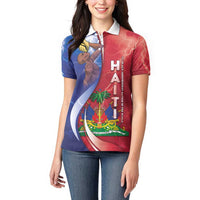 Haiti Independence Day Women Polo Shirt The First Black Independent Nation - Wonder Print Shop