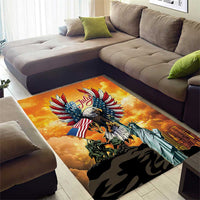United States Fourth Of July Area Rug Happy Independence Day