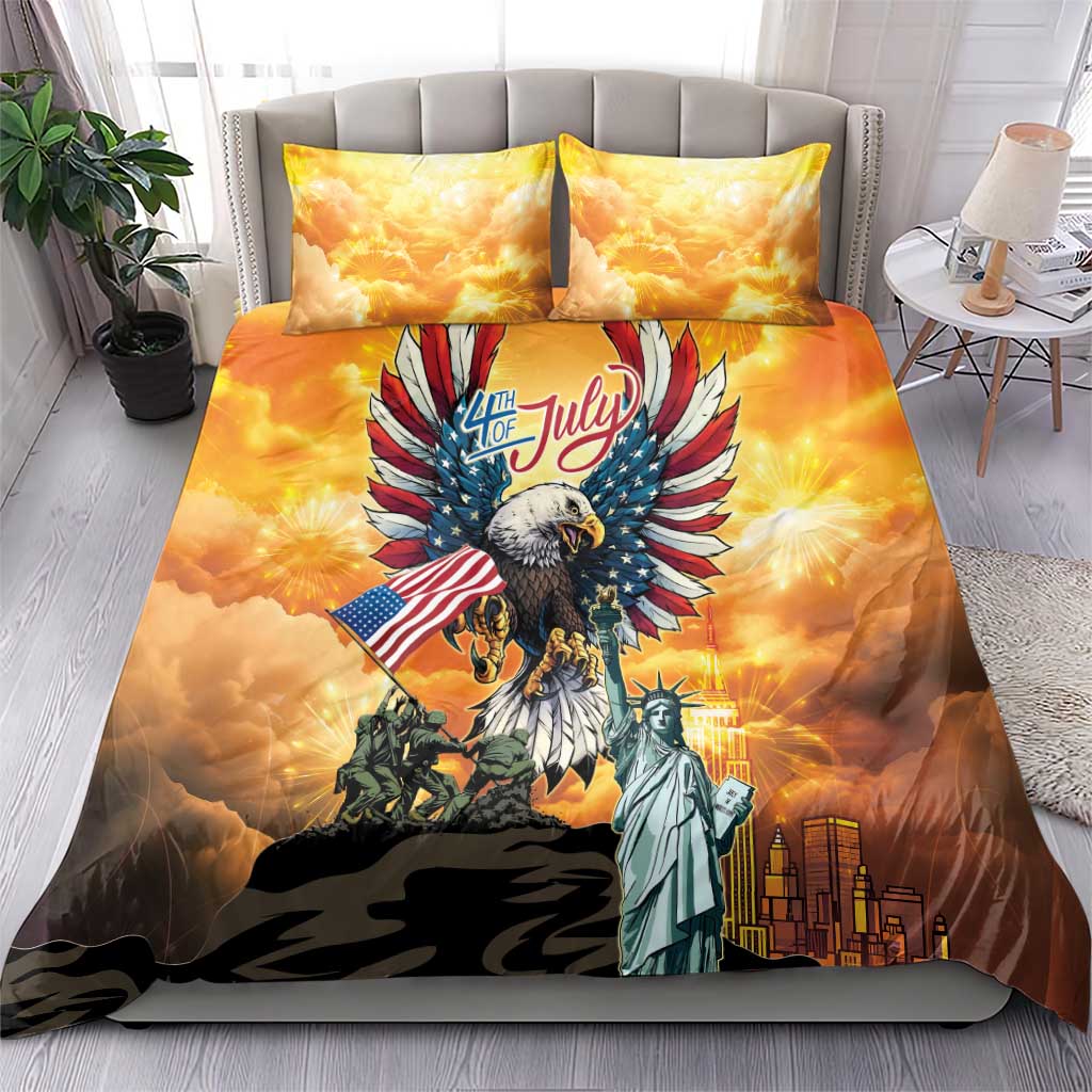 United States Fourth Of July Bedding Set Happy Independence Day