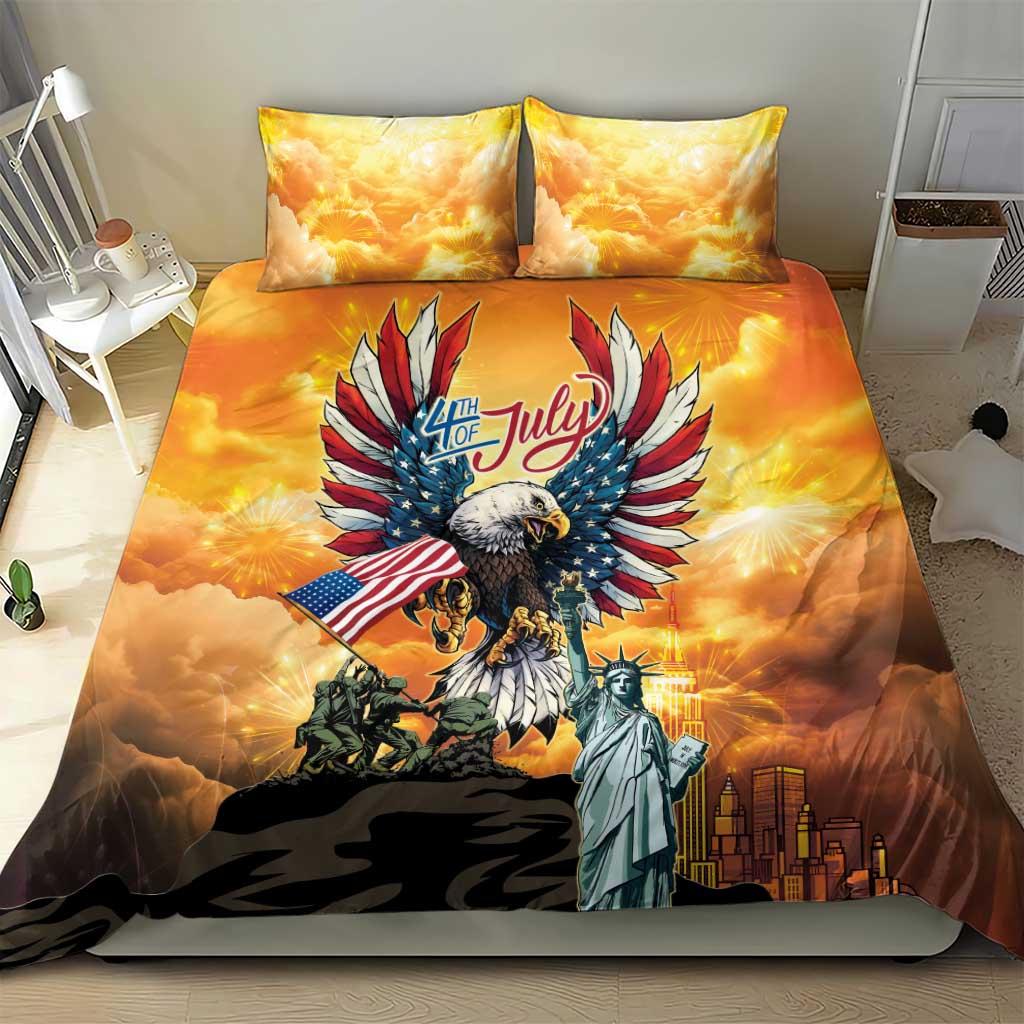 United States Fourth Of July Bedding Set Happy Independence Day