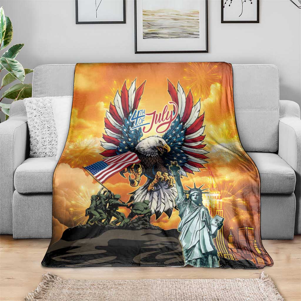 United States Fourth Of July Blanket Happy Independence Day