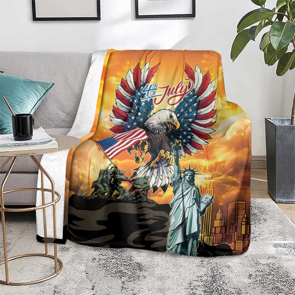 United States Fourth Of July Blanket Happy Independence Day