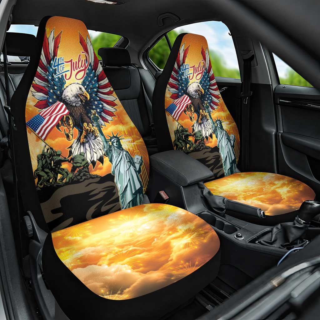 United States Fourth Of July Car Seat Cover Happy Independence Day