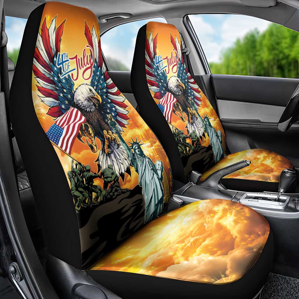 United States Fourth Of July Car Seat Cover Happy Independence Day