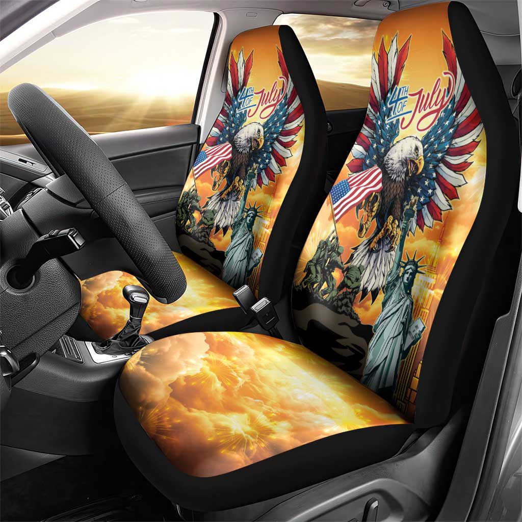 United States Fourth Of July Car Seat Cover Happy Independence Day