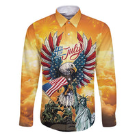 United States Fourth Of July Family Matching Mermaid Dress and Hawaiian Shirt Happy Independence Day