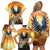 United States Fourth Of July Family Matching Off Shoulder Short Dress and Hawaiian Shirt Happy Independence Day