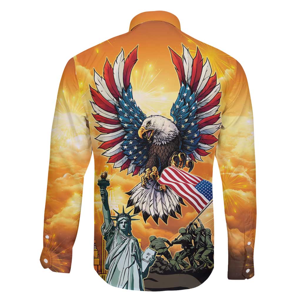 United States Fourth Of July Family Matching Puletasi and Hawaiian Shirt Happy Independence Day