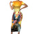 United States Fourth Of July Family Matching Short Sleeve Bodycon Dress and Hawaiian Shirt Happy Independence Day
