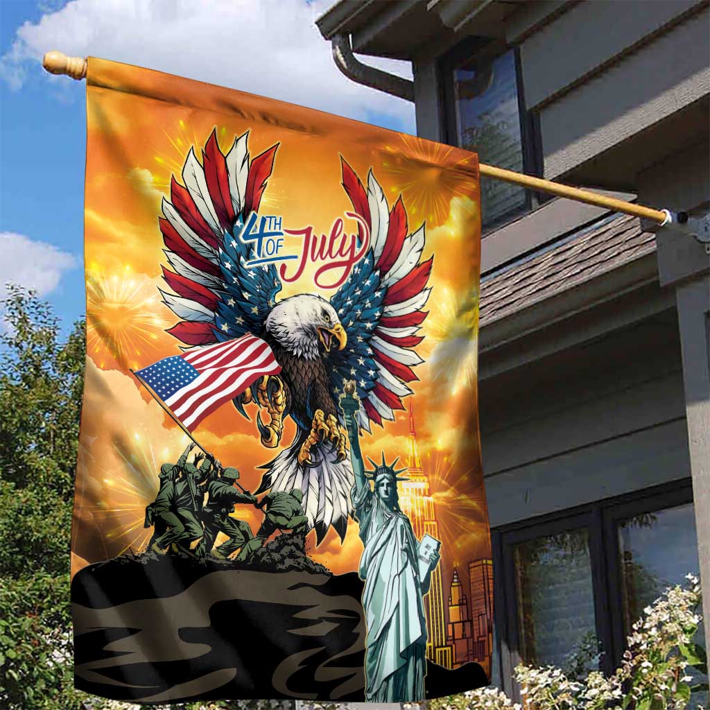 United States Fourth Of July Garden Flag Happy Independence Day