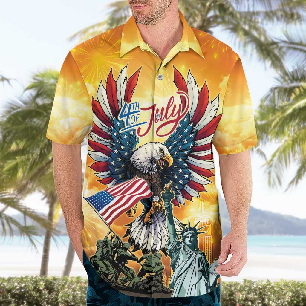 United States Fourth Of July Hawaiian Shirt Happy Independence Day